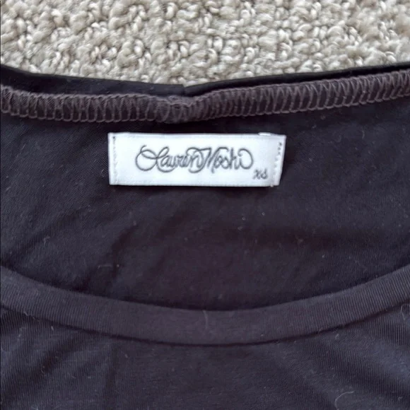 Lauren Moshi Black Led Zeppelin Tour Muscle Tee - Picture 4 of 4